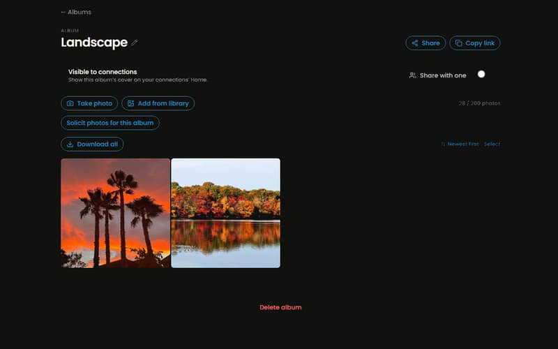 A view link open in a desktop browser.